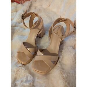 Circus NY by Sam Edelman “Kaitlyn” Blonde Heeled Sandals – Size 8